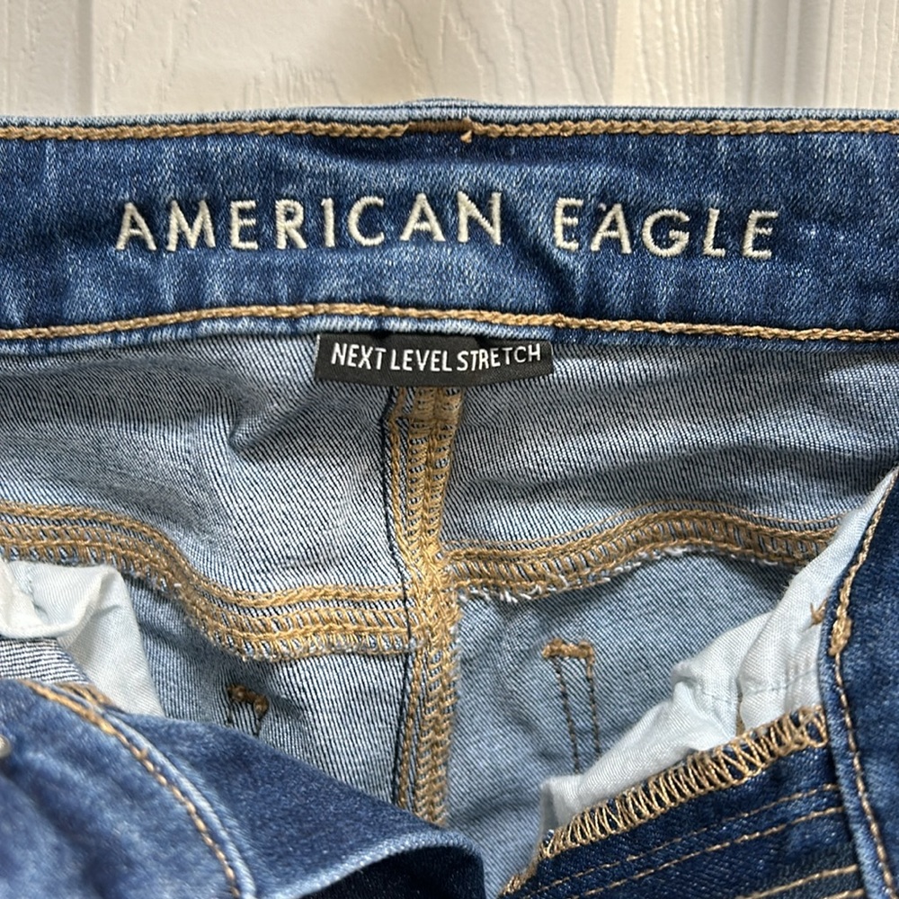 American Eagle Women’s Next Level Stretch High Rise Jeggings Size 0 Reg EUC - Picture 4 of 6